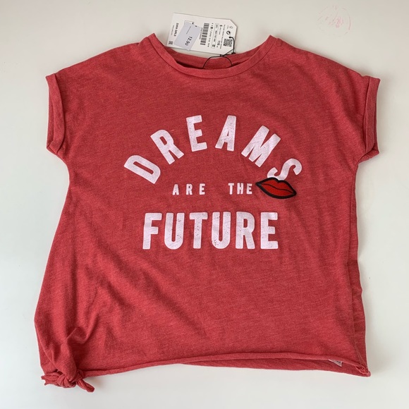 Zara bundle girls T-shirts with appliqué Size 9-10 - Picture 3 of 6